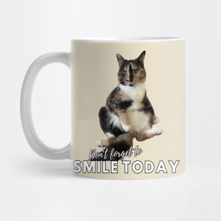 Snickers The Cat - Don't Forget to Smile Today Mug